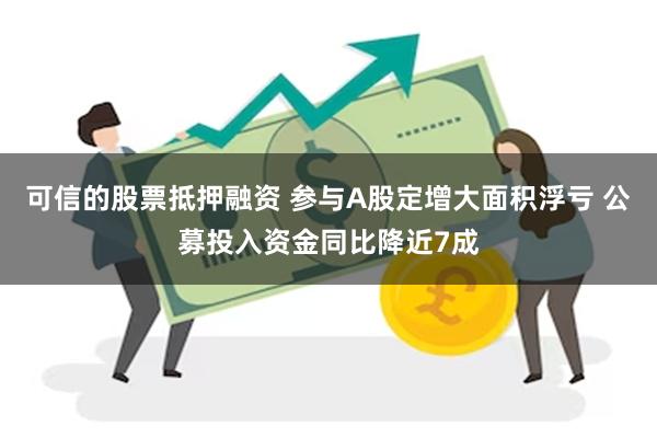 可信的股票抵押融资 参与A股定增大面积浮亏 公募投入资金同比降近7成