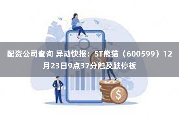 配资公司查询 异动快报：ST熊猫（600599）12月23日9点37分触及跌停板